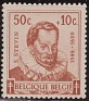 Belgium 1942 Characters 50+10C Brown Scott B321. aus b321. Uploaded by susofe